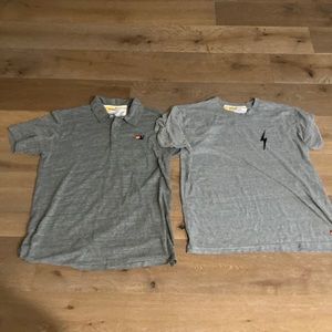 XL Aviator Nation tshirt and polo.